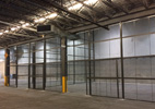 Warehouse security cage