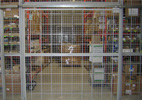 Warehouse security cage